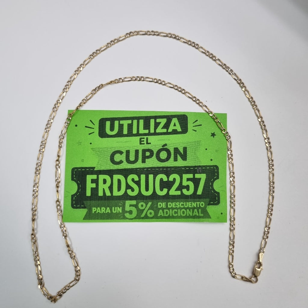 CADENA ORO,RODIADO 10 K 5,30 GRMS (SEMINUEVO)