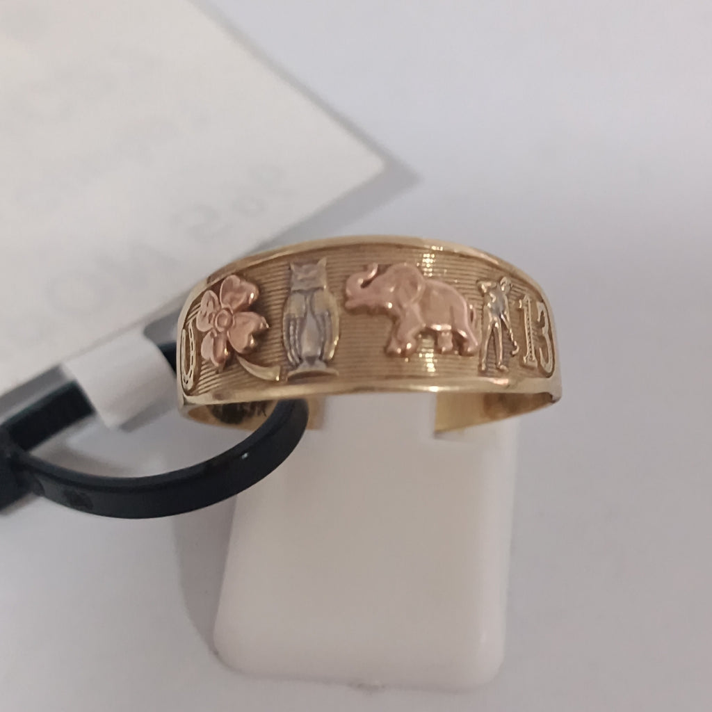 ANILLO ORO 14 K 2.1 GRMS (SEMINUEVO)
