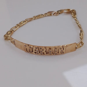 ESCLAVA ORO 14 K 10.5 GRMS (SEMINUEVO)