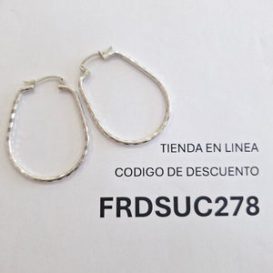 ARETES PAR PLATA 4,00 GRMS (SEMINUEVO)