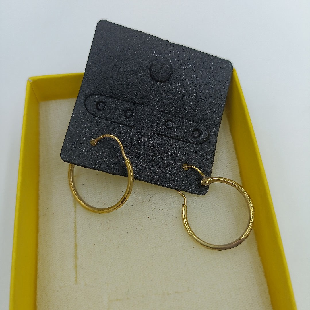 ARRACADAS PAR ORO 10 K 1.3 GRMS (SEMINUEVO)