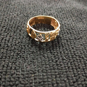 ARGOLLA DE LA SUERTE ORO 14 K 2,92 GRMS (SEMINUEVO)