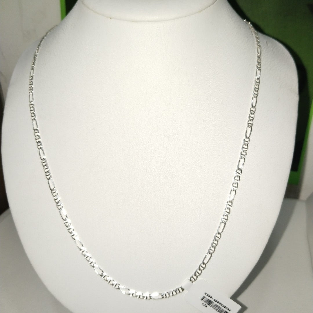CADENA TEJIDO 3X1 PLATA .925 60 CM 8.2 GR (NUEVO)