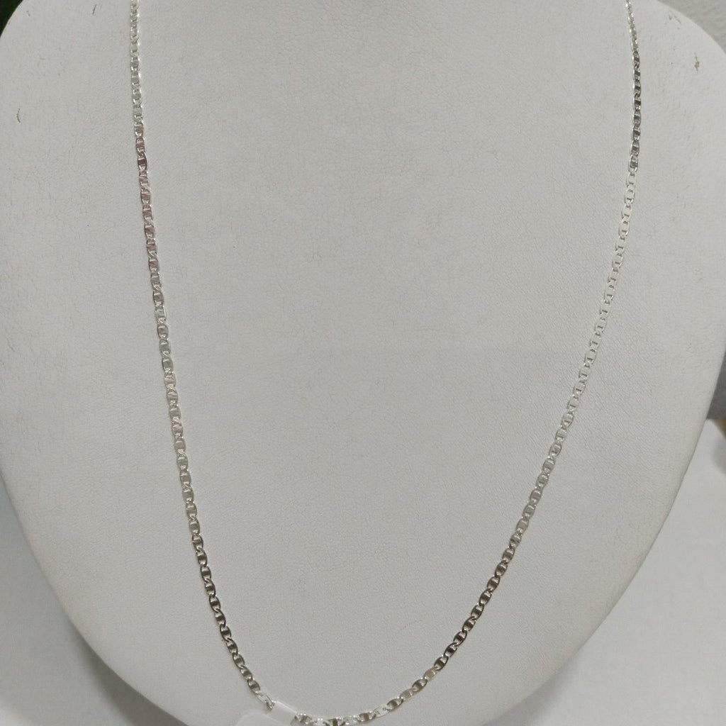 CADENA TEJIDO ESPEJO PLATA .925 55 CM 3.7 GR (NUEVO)