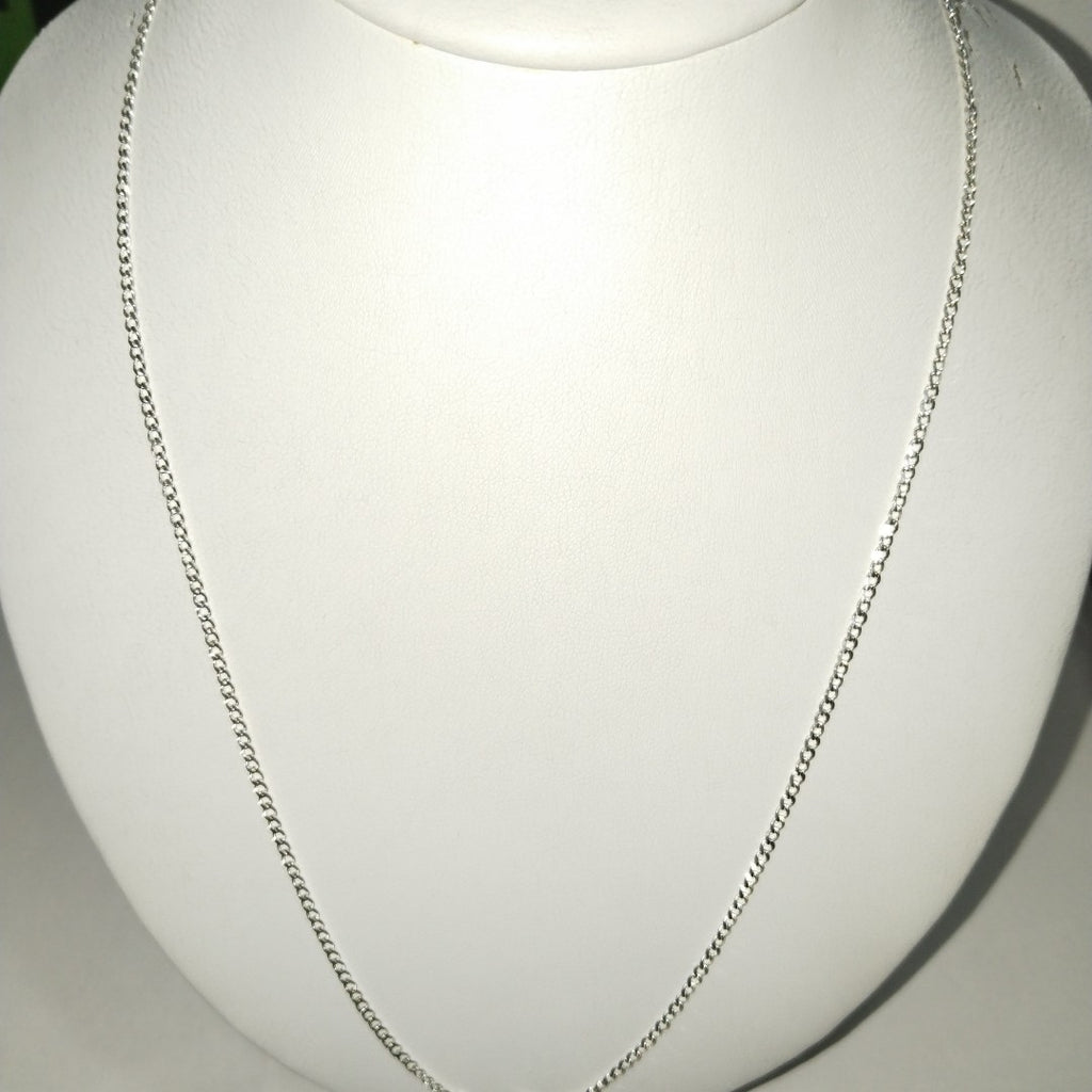 CADENA TEJIDO BARBADO PLATA .925 55 CM 4.9 GR (NUEVO)