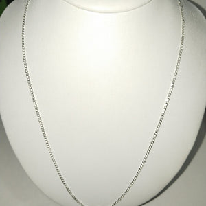 CADENA TEJIDO BARBADO PLATA .925 55 CM 4.9 GR (NUEVO)