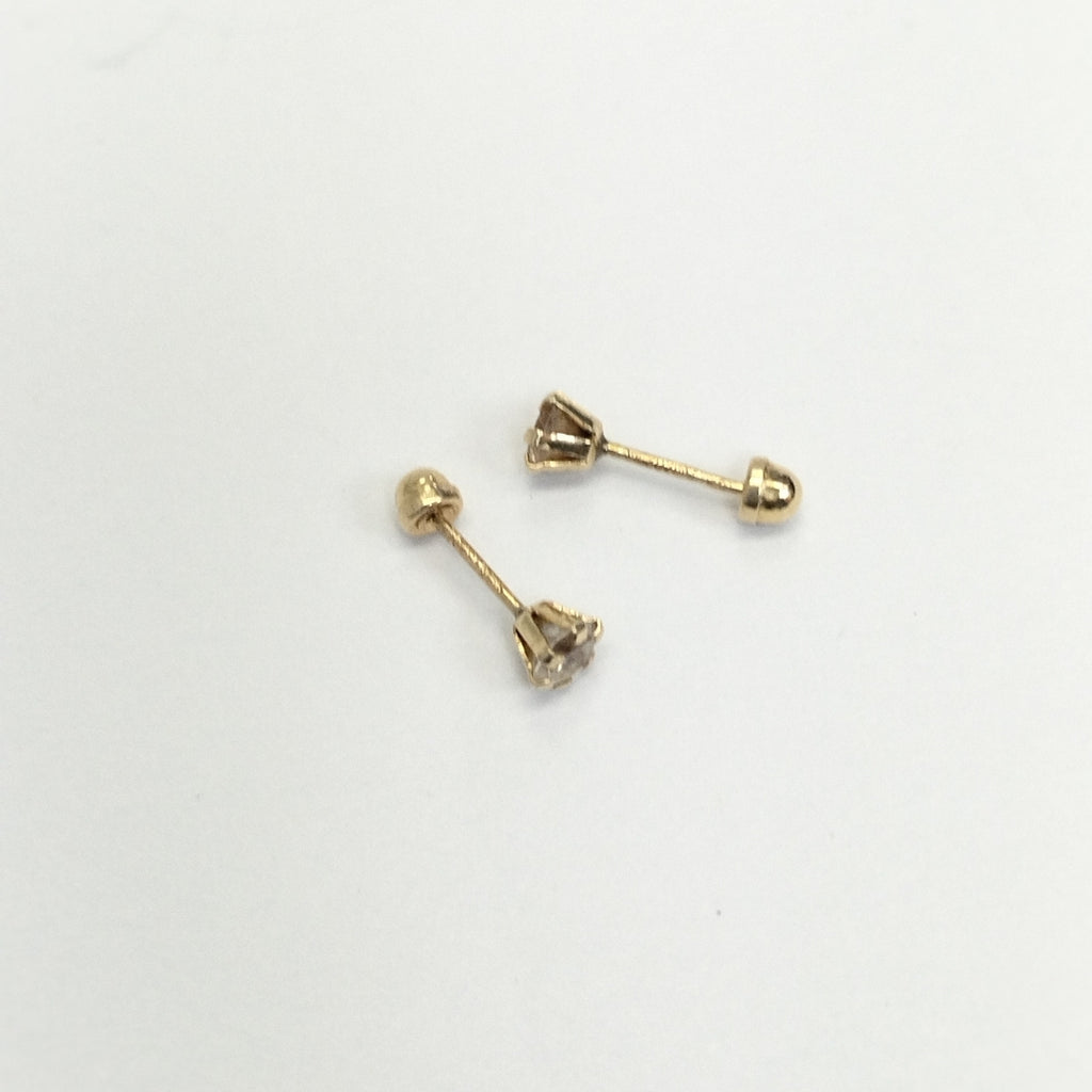 BROQUELES PAR ORO 14 K 0.3 GRMS (SEMINUEVO)