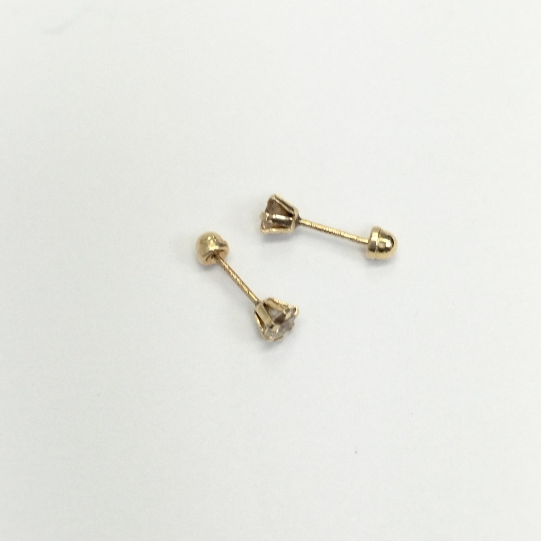 BROQUELES PAR ORO 14 K 0.3 GRMS (SEMINUEVO)