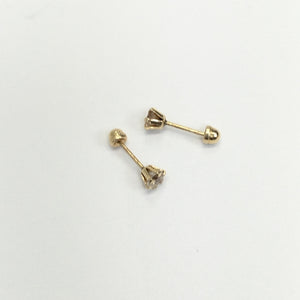 BROQUELES PAR ORO 14 K 0.3 GRMS (SEMINUEVO)