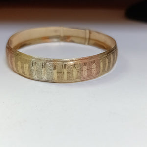 PULSERA RIGIDA ORO 10 K 9.4 GRMS (SEMINUEVO)