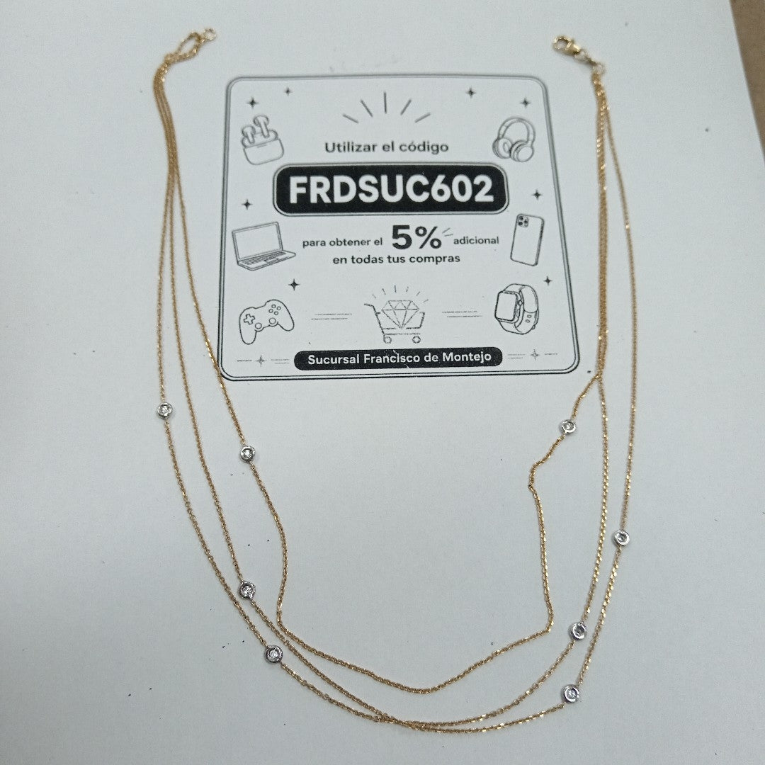 GARGANTILLA ORO 14 K 5.2 GRMS (SEMINUEVO)