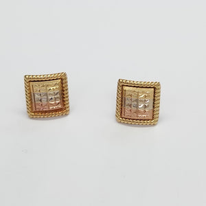 BROQUELES PAR ORO 14 K 1,90 GRMS (SEMINUEVO)