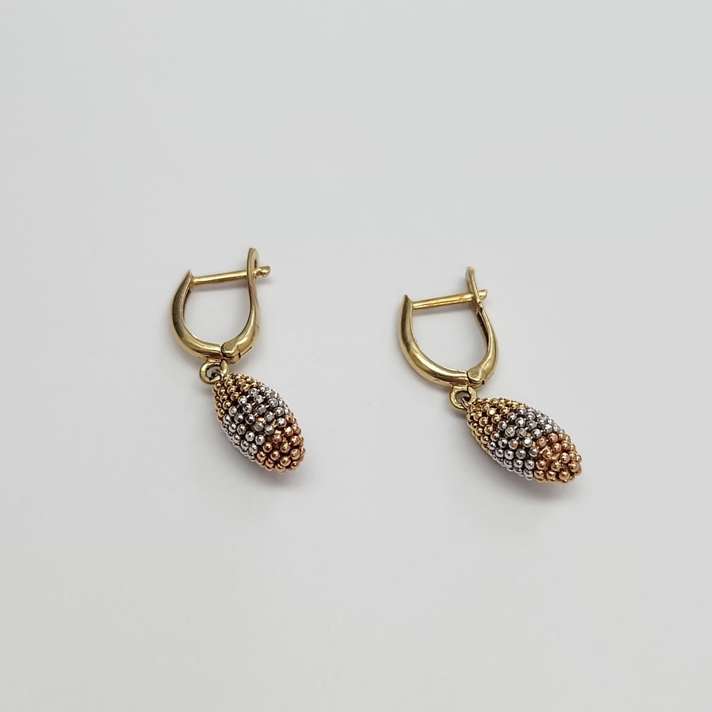 ARETES PAR ORO 14 K 3,60 GRMS (SEMINUEVO)