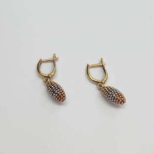 ARETES PAR ORO 14 K 3,60 GRMS (SEMINUEVO)