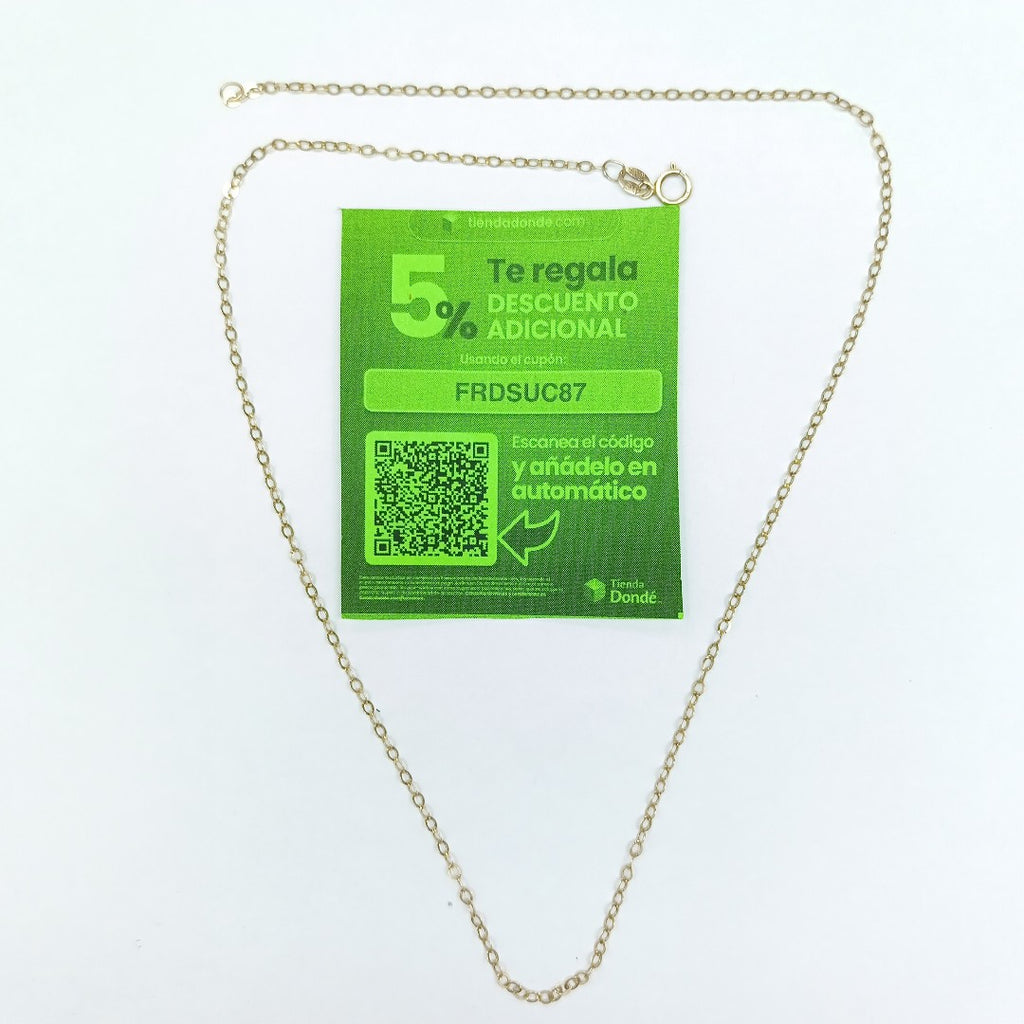 CADENA ORO 10 K 1.1 GRMS (SEMINUEVO)