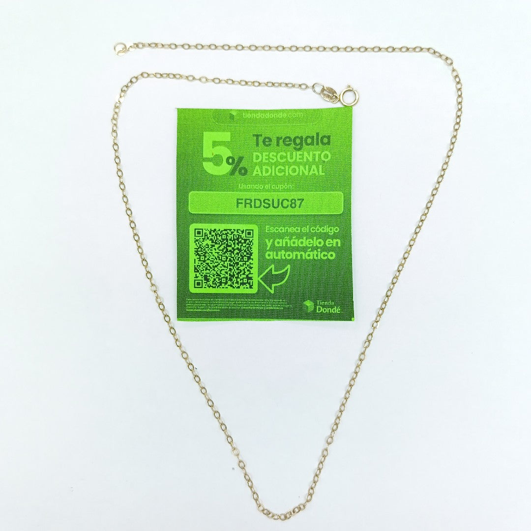 CADENA ORO 10 K 1.1 GRMS (SEMINUEVO)