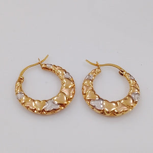 ARRACADAS PAR ORO 14 K 2.8 GRMS (SEMINUEVO)
