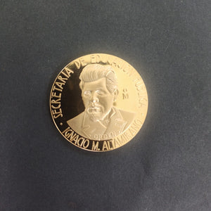 MEDALLA CONMEMORATIVA ORO 21 K 42,00 GRMS (SEMINUEVO)