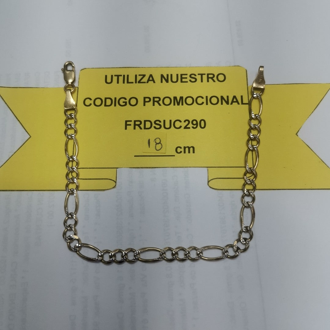 PULSERA ORO 14 K 4.8 GRMS (SEMINUEVO)