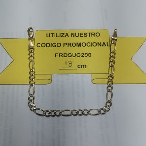 PULSERA ORO 14 K 4.8 GRMS (SEMINUEVO)