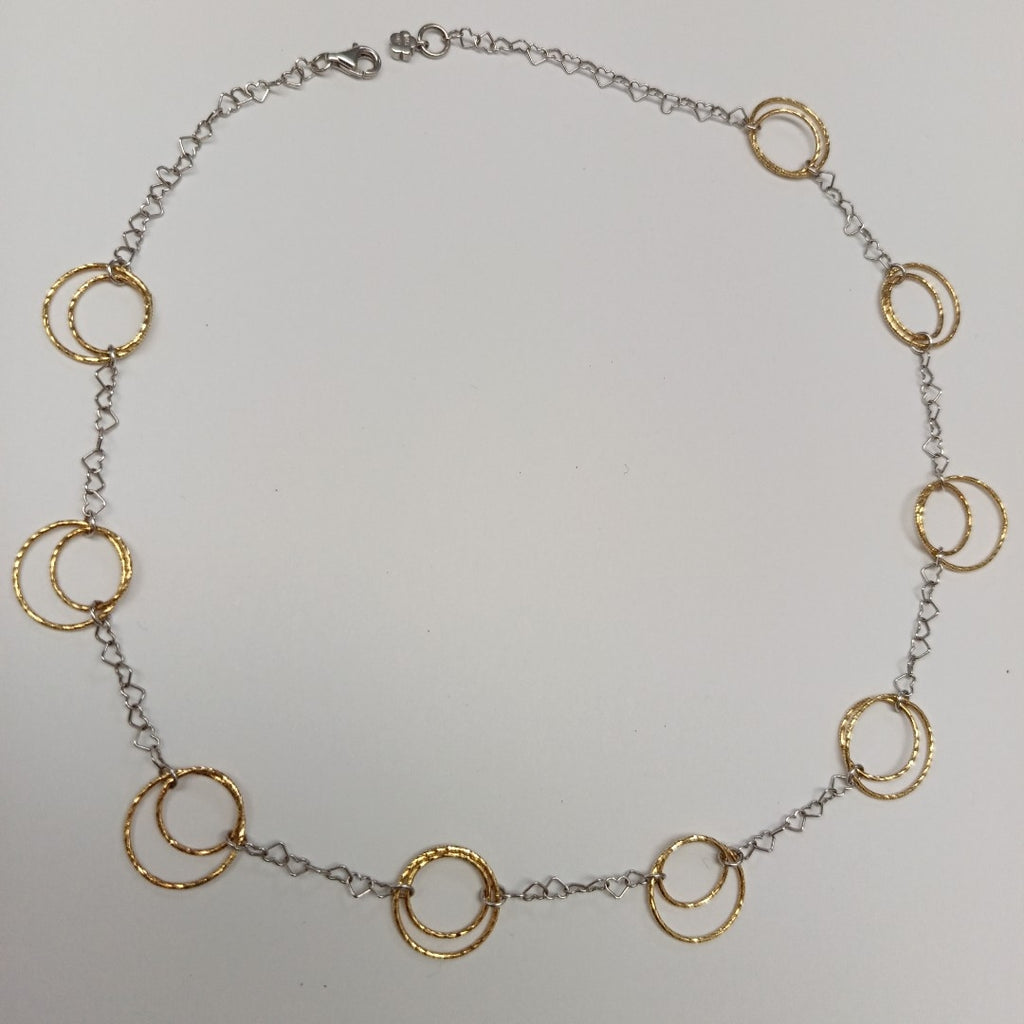 COLLAR ORO COMBINADO 14 K 8,70 GRMS (SEMINUEVO)