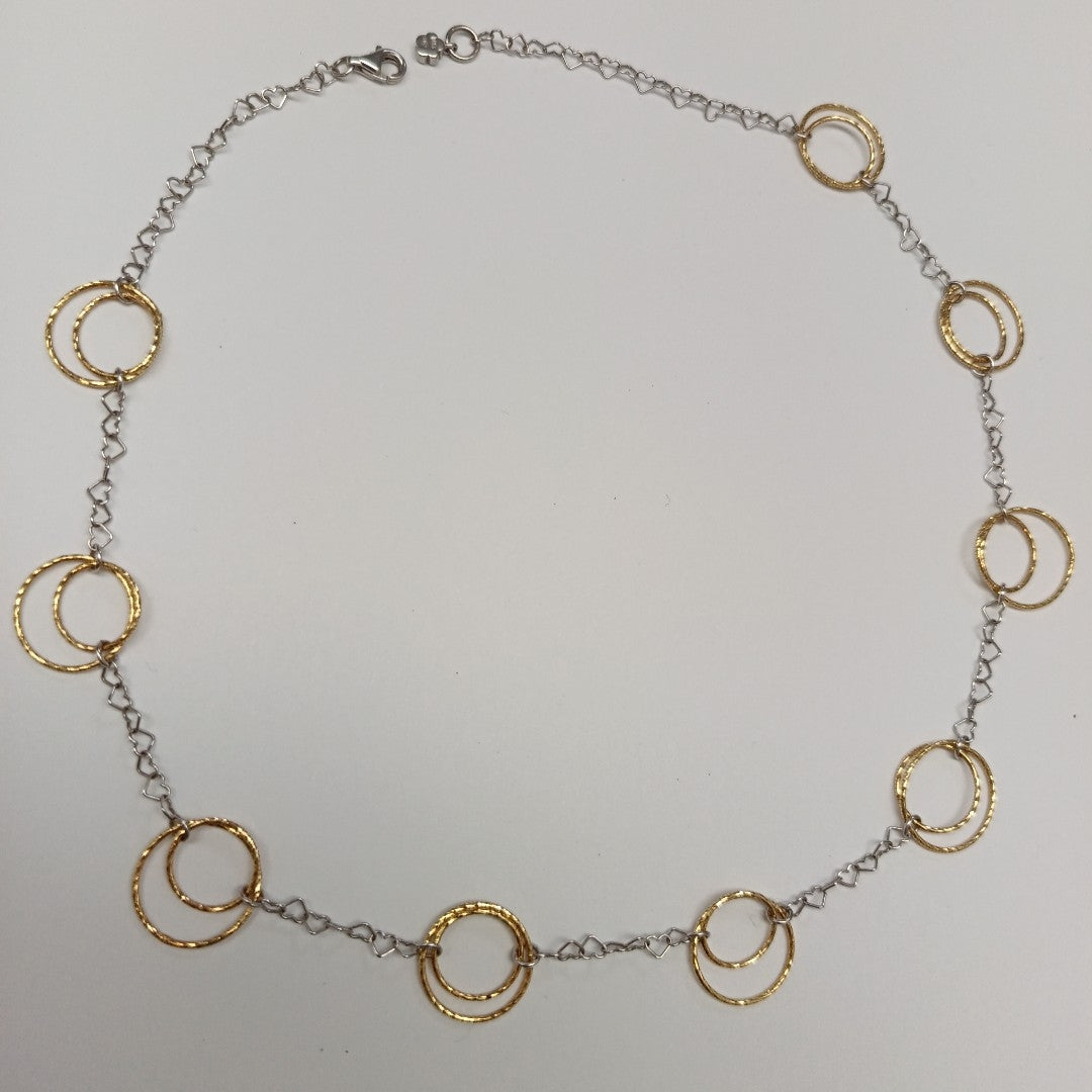 COLLAR ORO COMBINADO 14 K 8,70 GRMS (SEMINUEVO)