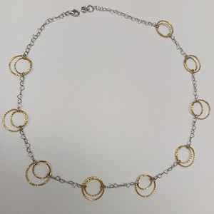 COLLAR ORO COMBINADO 14 K 8,70 GRMS (SEMINUEVO)