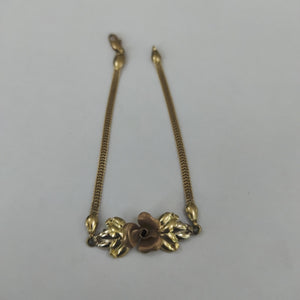 PULSERA ORO COMBINADO 14 K 5.8 GRMS (SEMINUEVO)