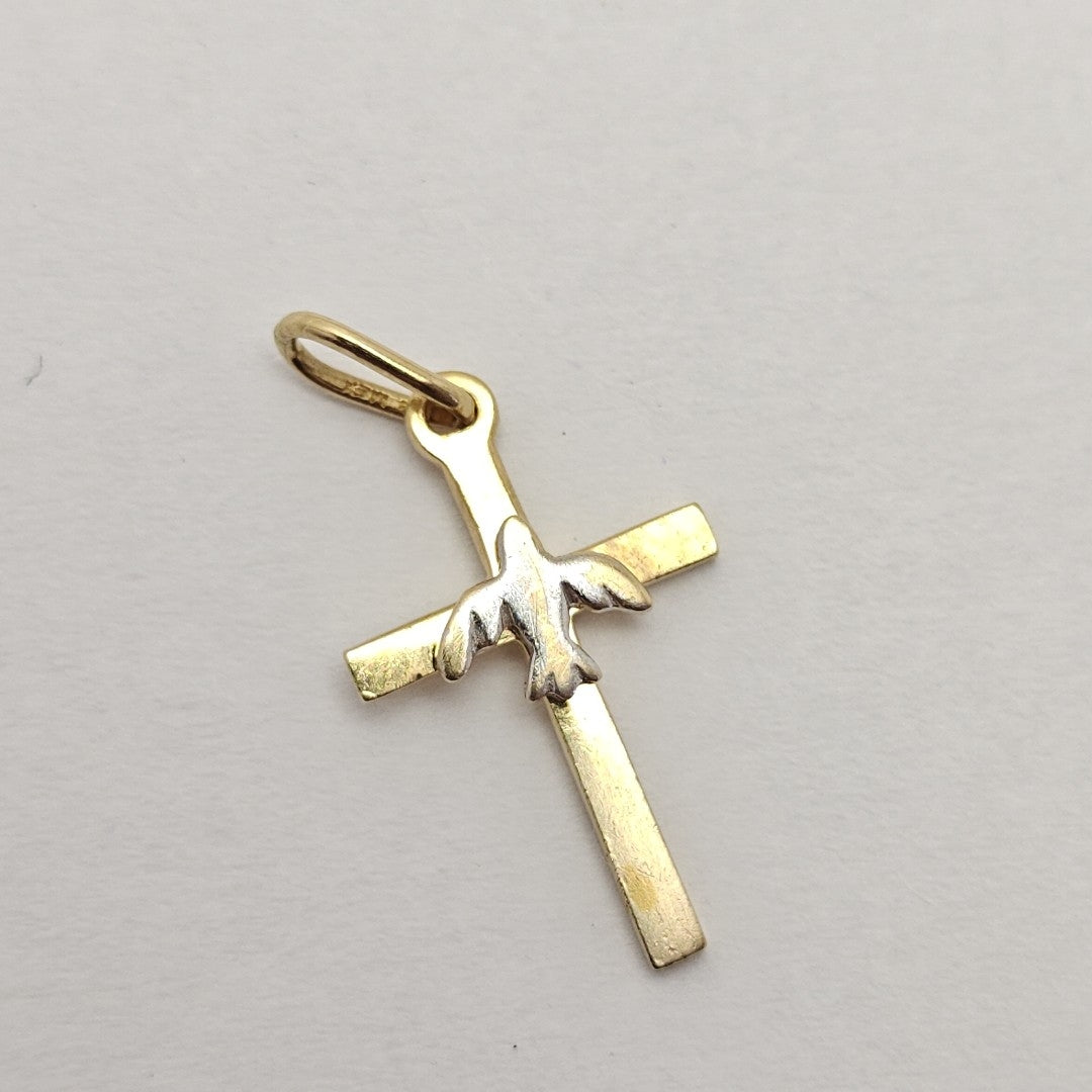 CRUZ ORO COMBINADO 14 K 1,40 GRMS (SEMINUEVO)