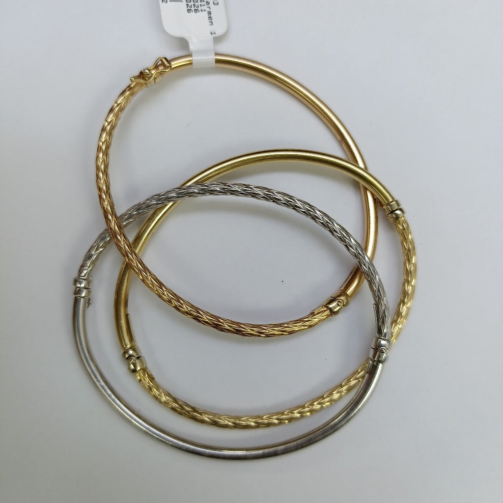 PULSERA RIGIDA ORO 14 K 13.4 GRMS (SEMINUEVO)