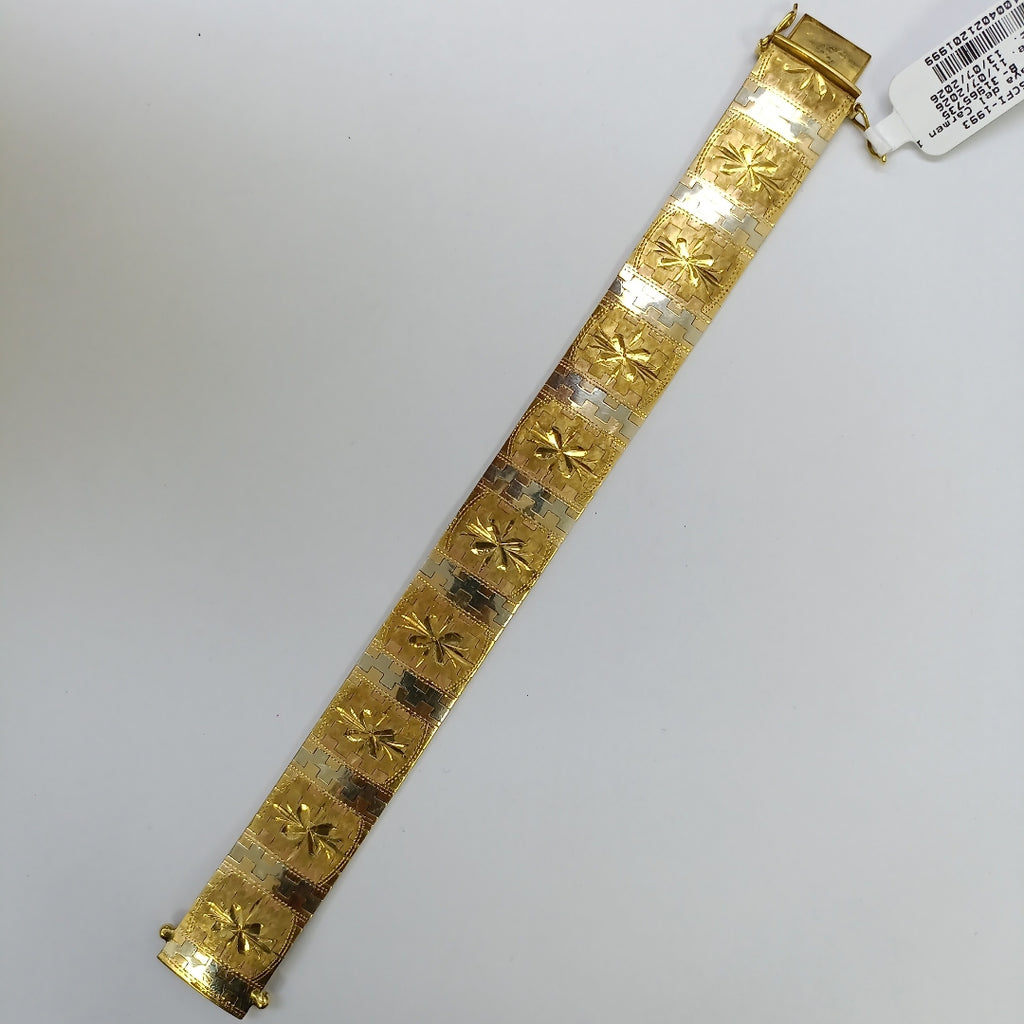 PULSERA RIGIDA ORO 18 K 43.4 GRMS (SEMINUEVO)