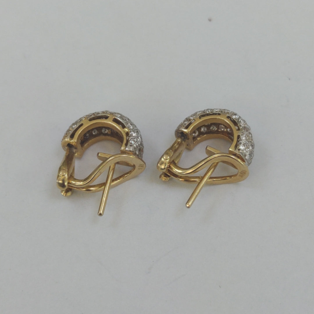 ARETES PAR ORO 14 K 4.8 GRMS (SEMINUEVO)