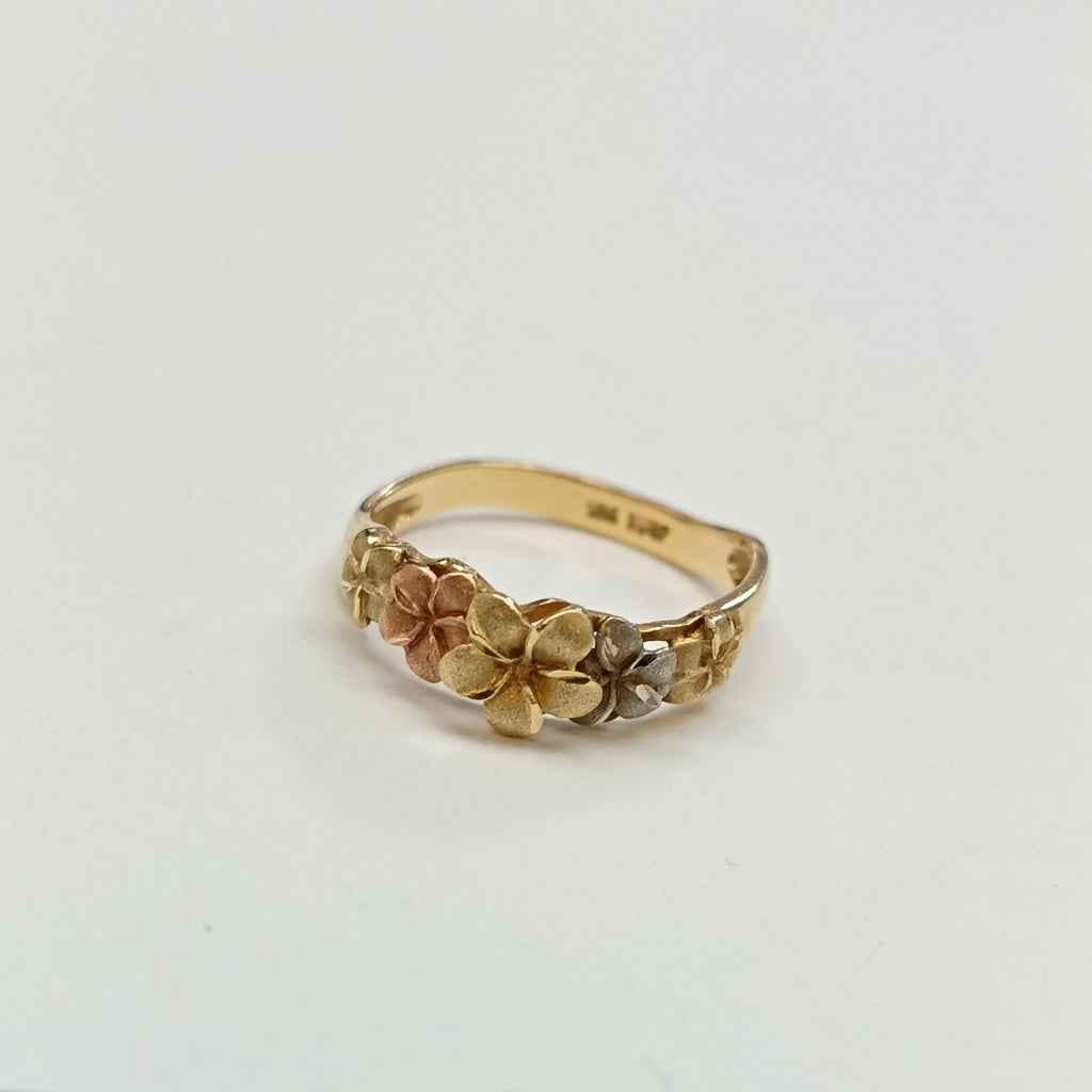 ANILLITO ORO COMBINADO 14 K 2,30 GRMS (SEMINUEVO)