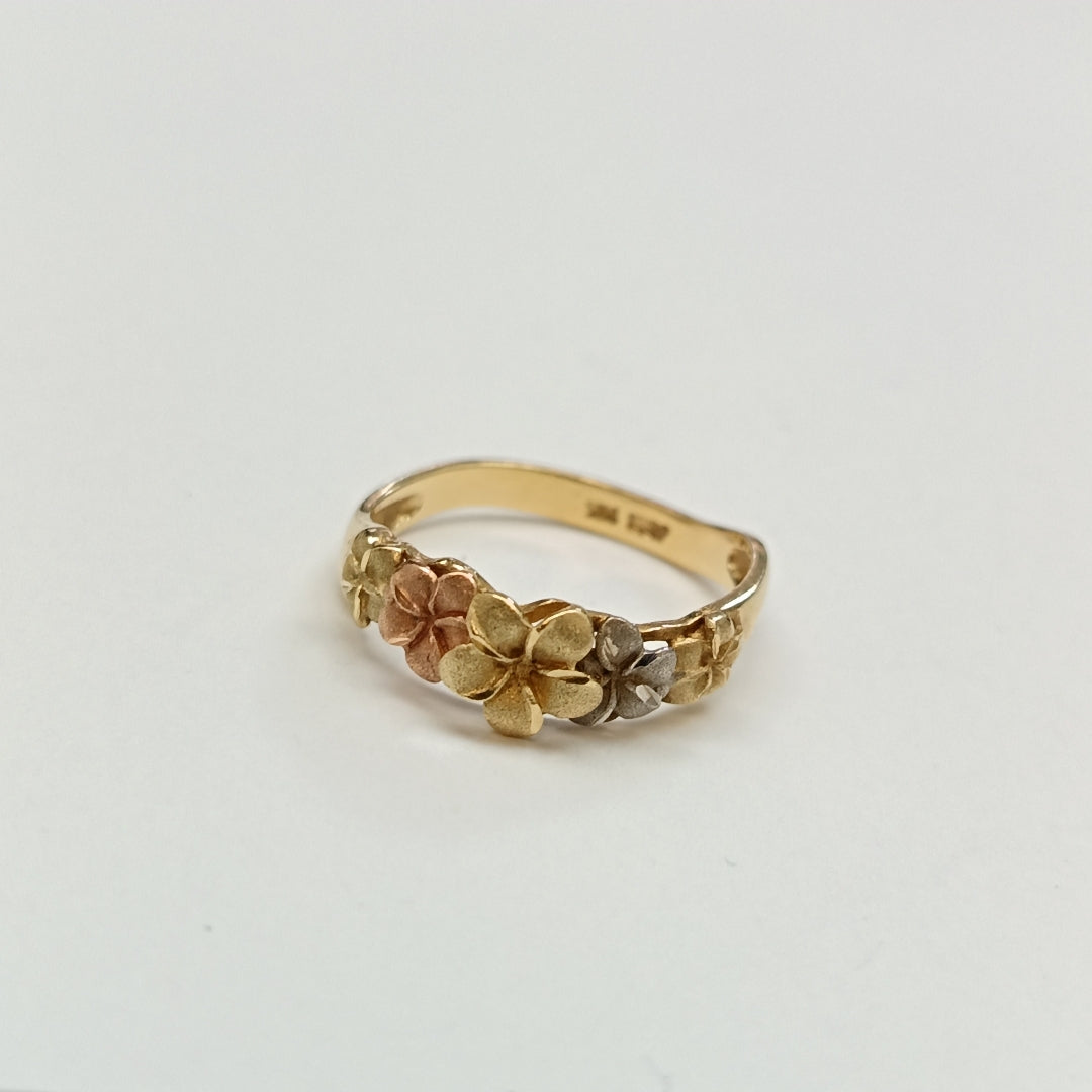 ANILLITO ORO COMBINADO 14 K 2,30 GRMS (SEMINUEVO)