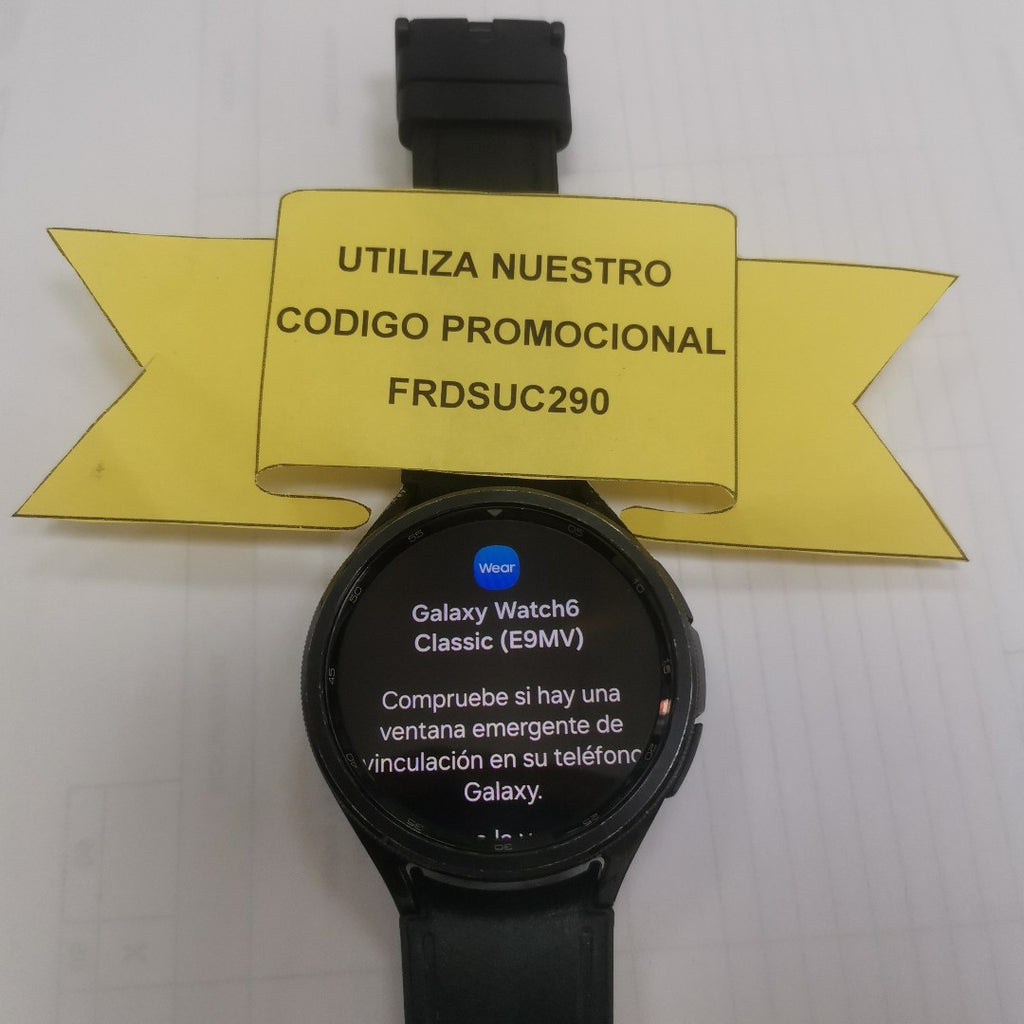 SMARTWATCH SAMSUNG GALAXY WATCH 6 CLASSIC SM-R960 47 MM GPS (SEMINUEVO)