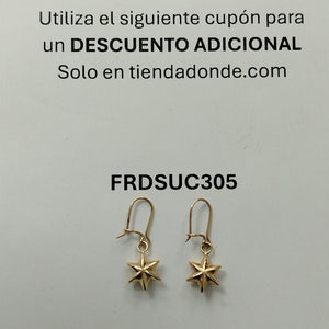 ARETES PAR ORO 14 K 1,70 GRMS (SEMINUEVO)