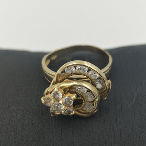ANILLITO ORO,ACERO 14 K 4,00 GRMS (SEMINUEVO)
