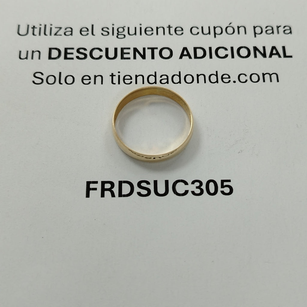 ARGOLLA ORO 8 K 1,40 GRMS (SEMINUEVO)
