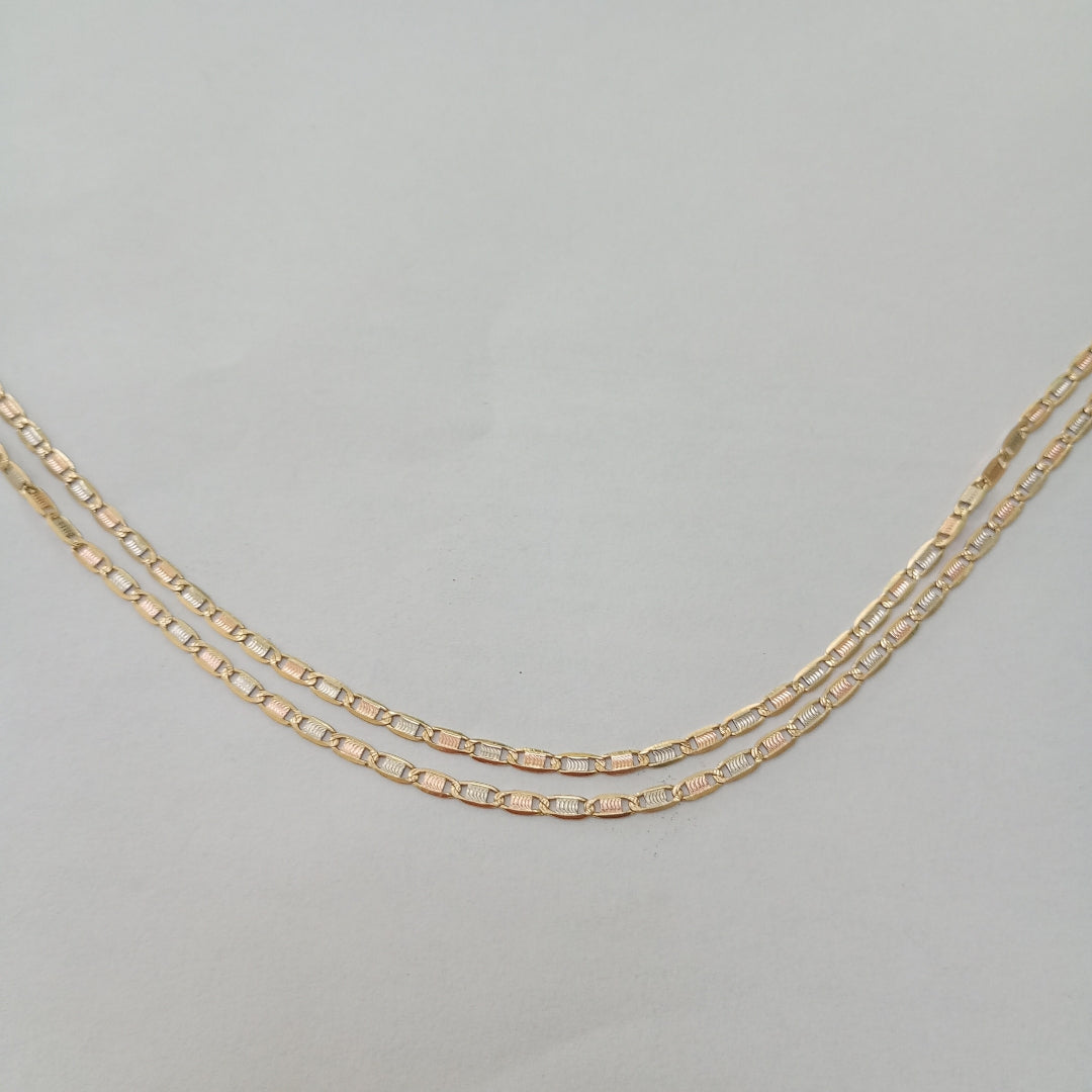 CADENA ORO COMBINADO 10 K 5.3 GRMS (SEMINUEVO)