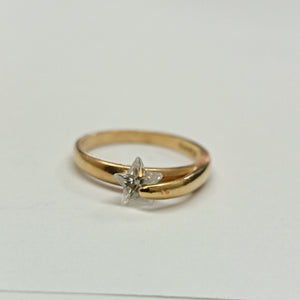ANILLO ORO 14 K 2,40 GRMS (SEMINUEVO)