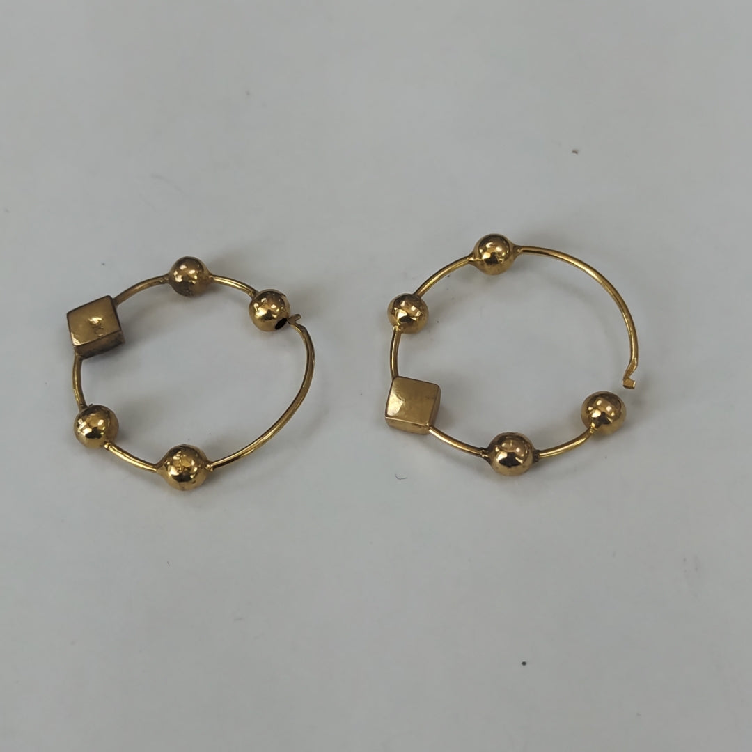 ARRACADAS PAR ORO 10 K 3,10 GRMS (SEMINUEVO)