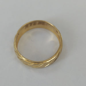 ARGOLLA ORO 14 K 1.8 GRMS (SEMINUEVO)