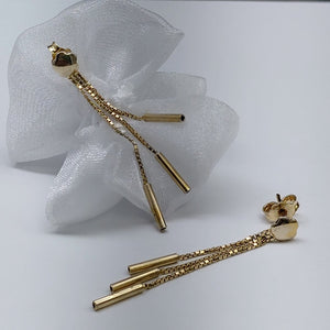 BROQUELES PAR ORO 14 K 2.5 GRMS (SEMINUEVO)