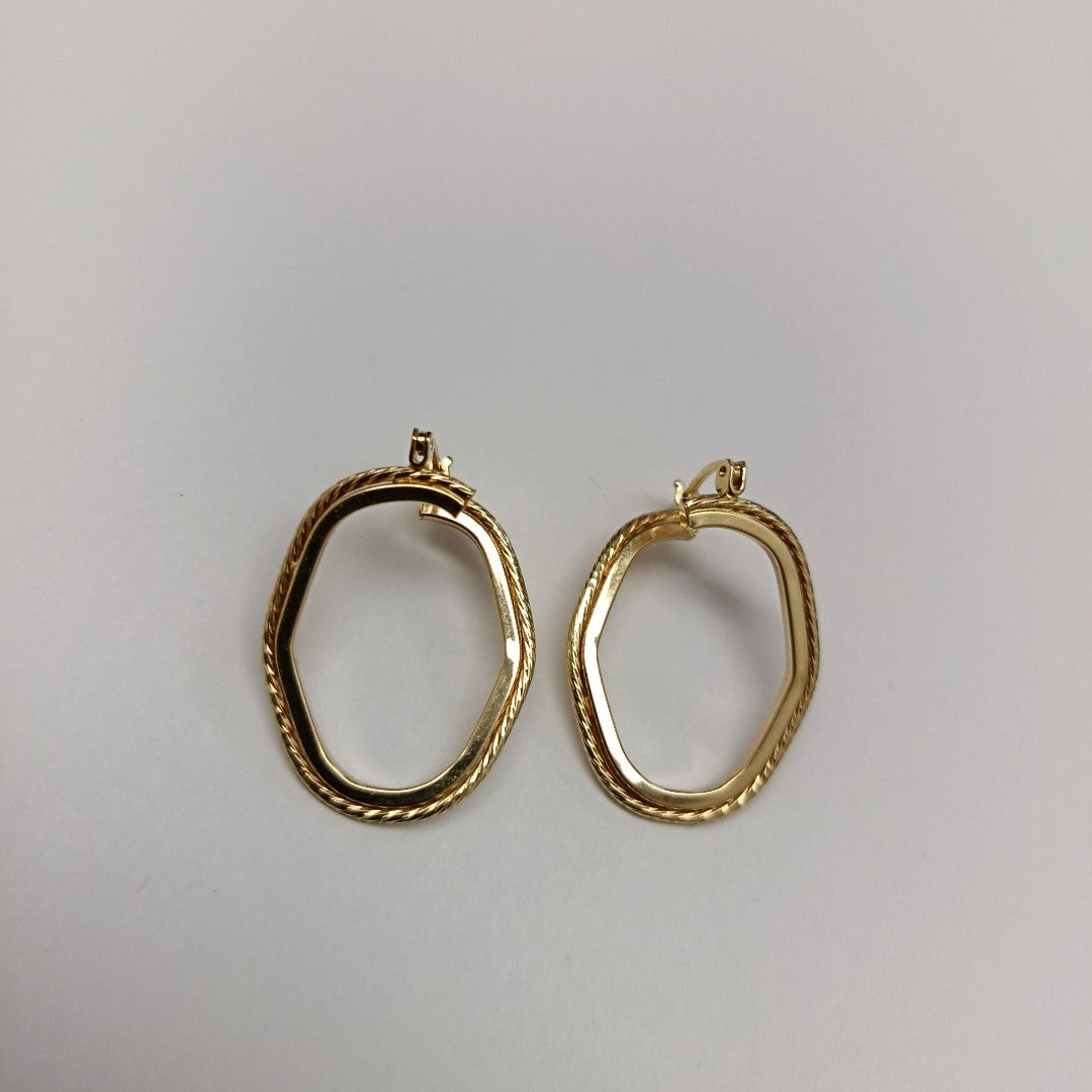 ARRACADAS PAR ORO 14 K 2,60 GRMS (SEMINUEVO)
