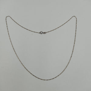 CADENA PLATA 1,80 GRMS (SEMINUEVO)