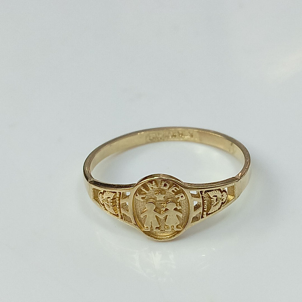 ANILLO DE GRADUACIÓN ORO 10 K 1.1 GRMS (SEMINUEVO)