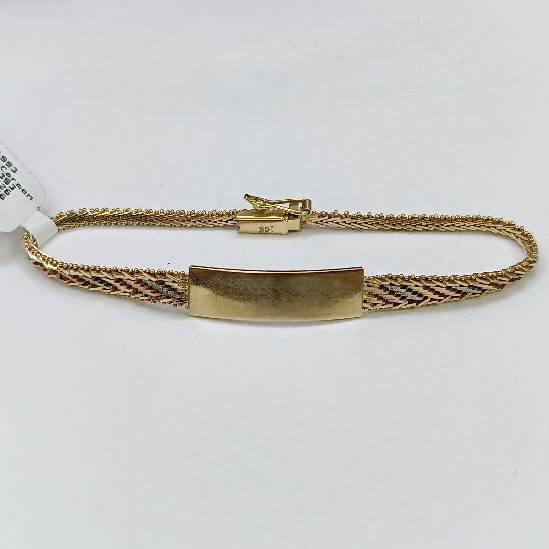 ESCLAVA ORO COMBINADO 14 K 10,00 GRMS (SEMINUEVO)