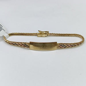 ESCLAVA ORO COMBINADO 14 K 10,00 GRMS (SEMINUEVO)