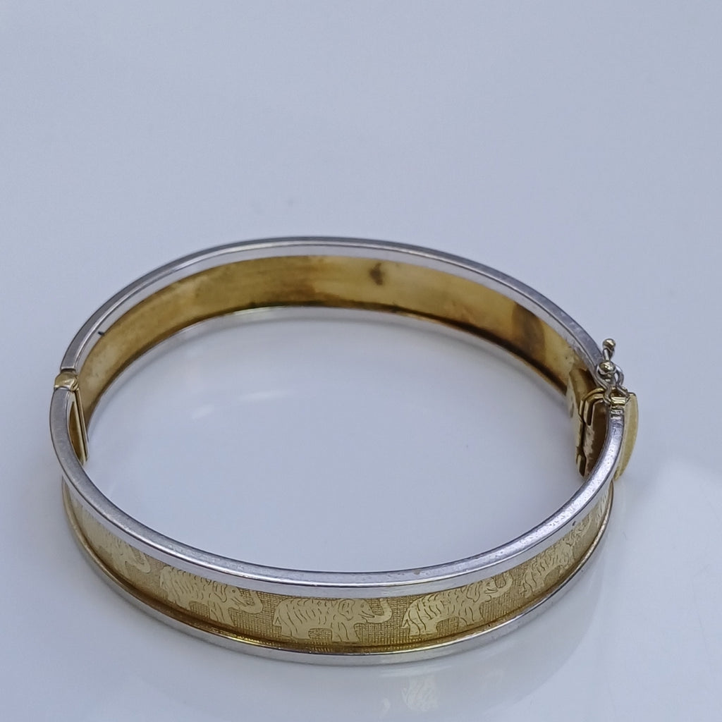 PULSERA RIGIDA ORO 14 K 12,80 GRMS (SEMINUEVO)