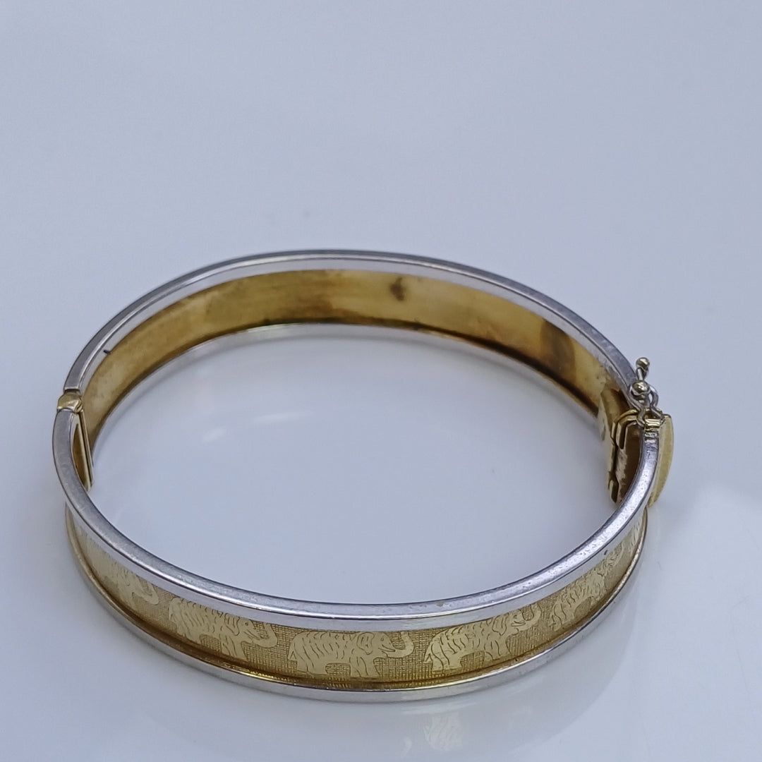 PULSERA RIGIDA ORO 14 K 12,80 GRMS (SEMINUEVO)